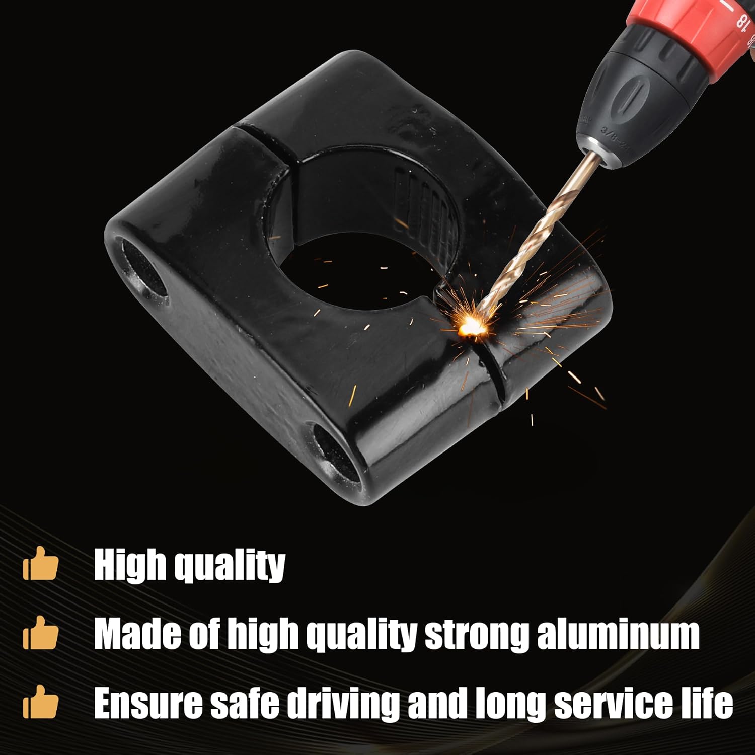Universal Mini Bike Handlebar Risers 22mm 7/8" Motorcycle Handlebar Risers Compatible with Coleman BT200X RB100 Mega Moto 80 105 Motovox MBX10 MBX11 TaoTao DB100 Pit Dirt Bike Powersports Parts - Image 8