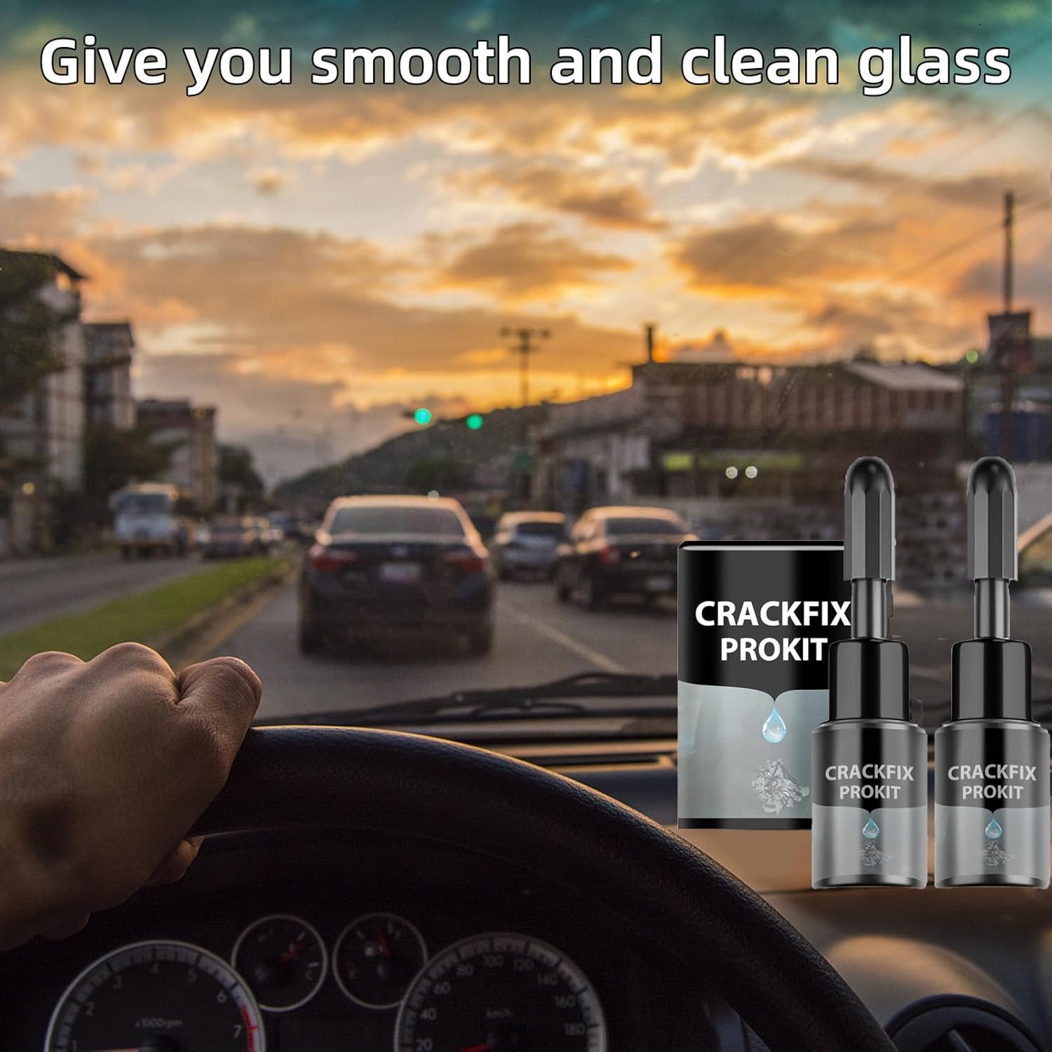 2PCS Crack fix Pro Kit Windshield Crack Repair Fluid Kit Windshield Repair Car Chips and Cracks Car Glass Repair Kits - Image 3