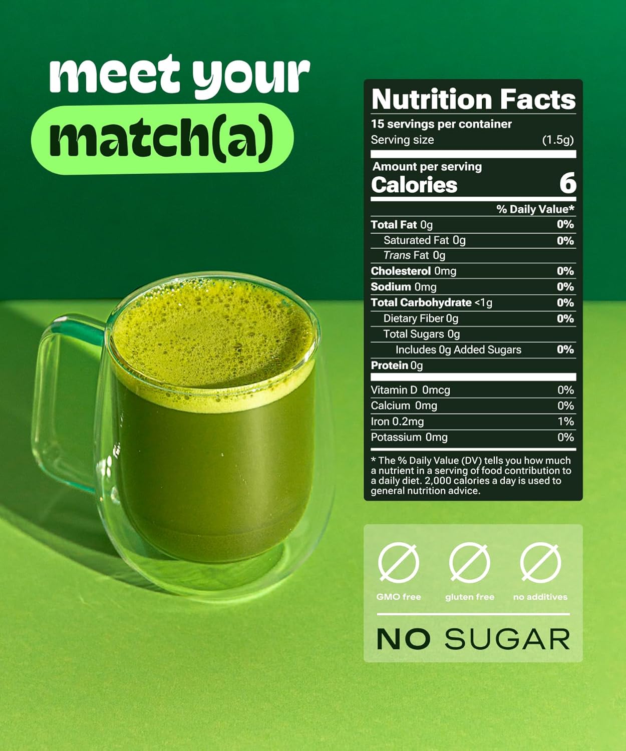 Matcha DNA Organic Matcha Powder - XXL 16oz TIN – Matcha Green Tea - USDA Organic Gluten-Free Vegan, Unsweetened No Additives - Everyday Green Macha Powder Tea for Lattes, Smoothies, Baking & Recipes - Image 2