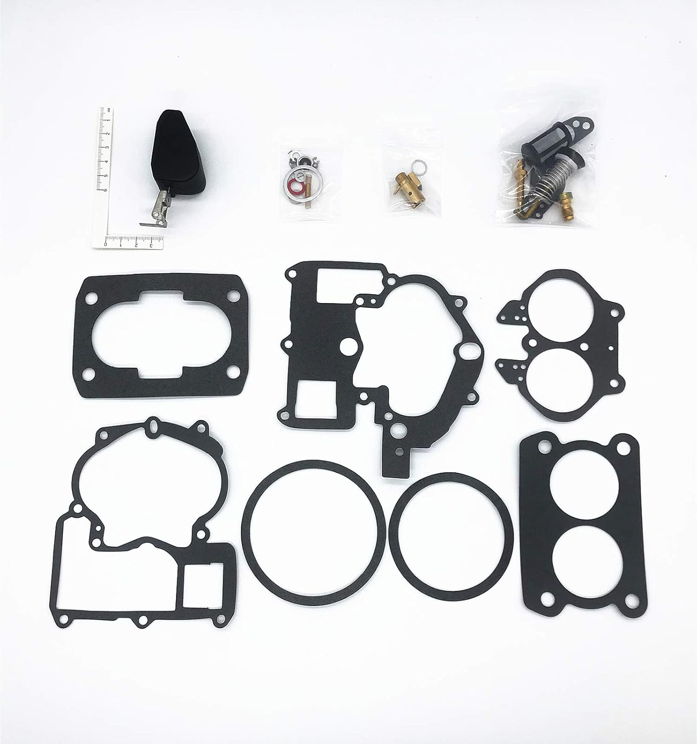 Complete Carburetor Kit for Mercruiser Marine 2 Barrel 3.0L 4.3L 5.0L 5.7L with FLOAT 3302-804844002,19032C - Image 2