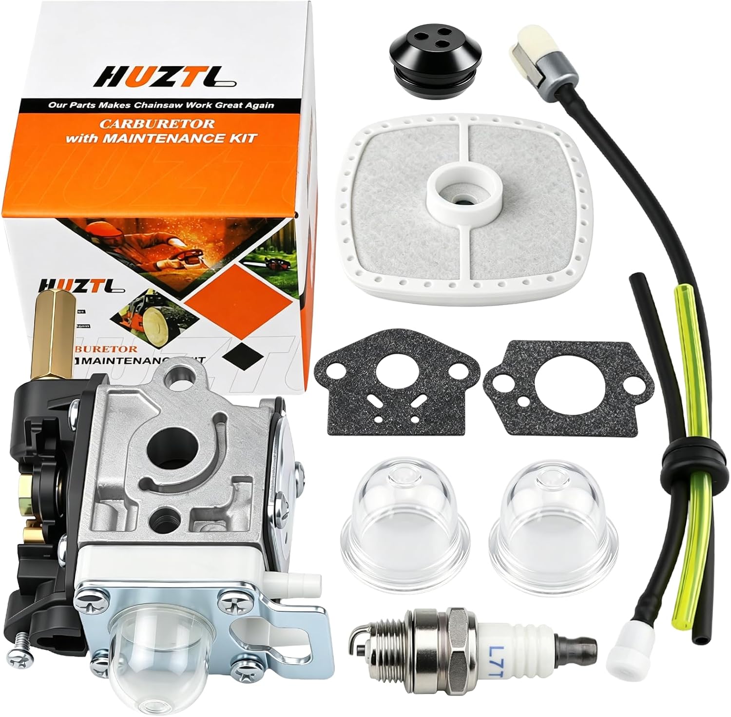 Carburetor For ECHO SRM 210 SRM-230 SRM211 GT200 HC150 HC151 PE200 PE201 PPF210 PPF211 Trimmer Brushcutter With Fuel Maintenance Kit Spark Plug HUZTL