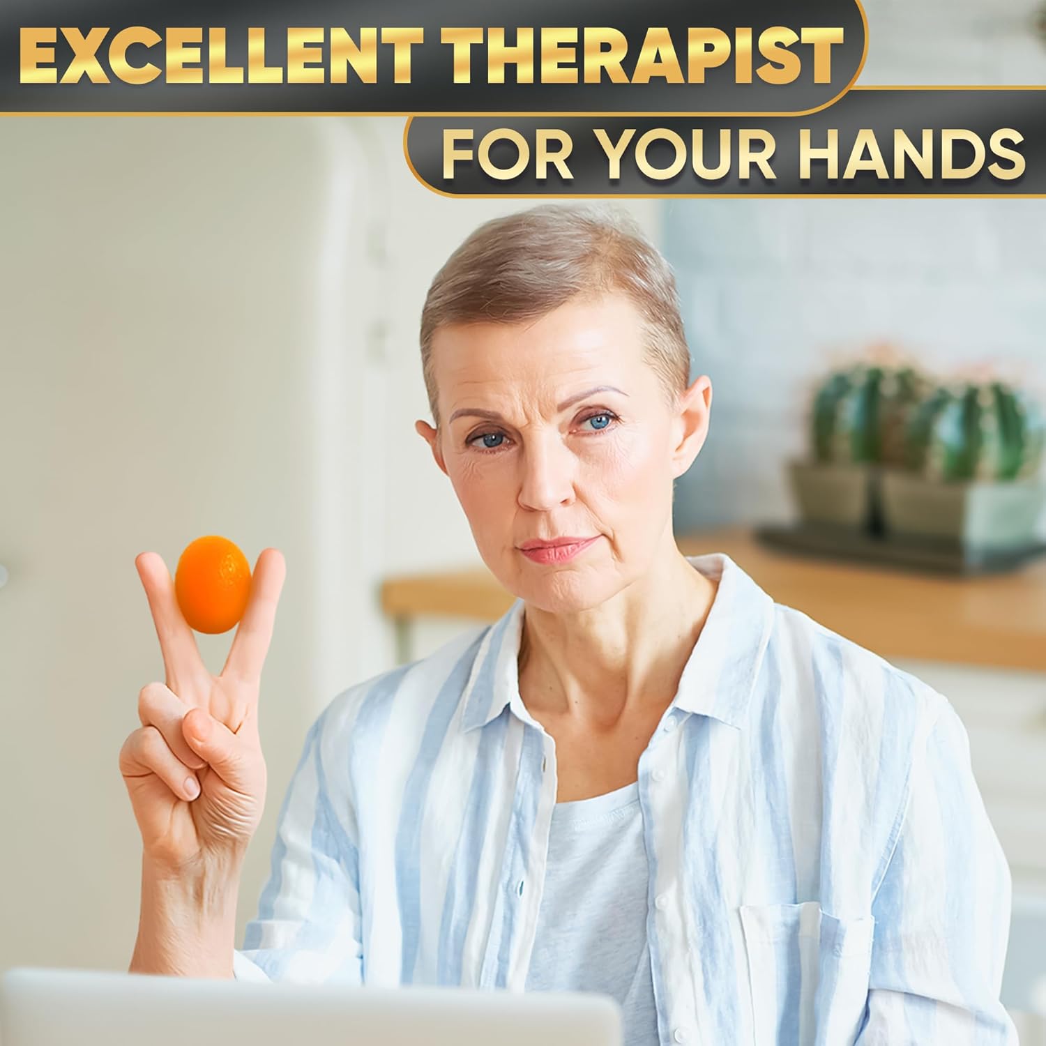 4 Pcs Squeeze Balls for Hand Therapy - 4 Resistance Levels Hand Exercise Balls for Arthritis, Pleasant to Touch & Lightweight - Physical Therapy Ball for Recovery, Stress Relief, Grip Strength, Focus - Image 9