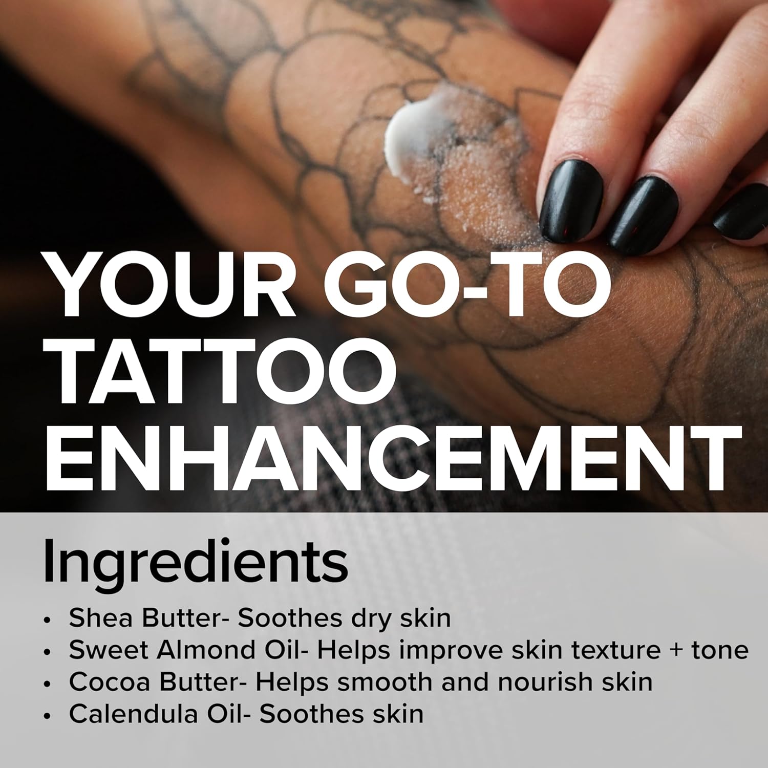 Mad Rabbit Tattoo Balm & Aftercare Cream- Color Enhancement that Revives Old Tattoos, Hydrates New Tattoos, Made With Clean Ingredients + Petroleum Free, Daily Tattoo Lotion Moisturizer & Brightener - Image 2
