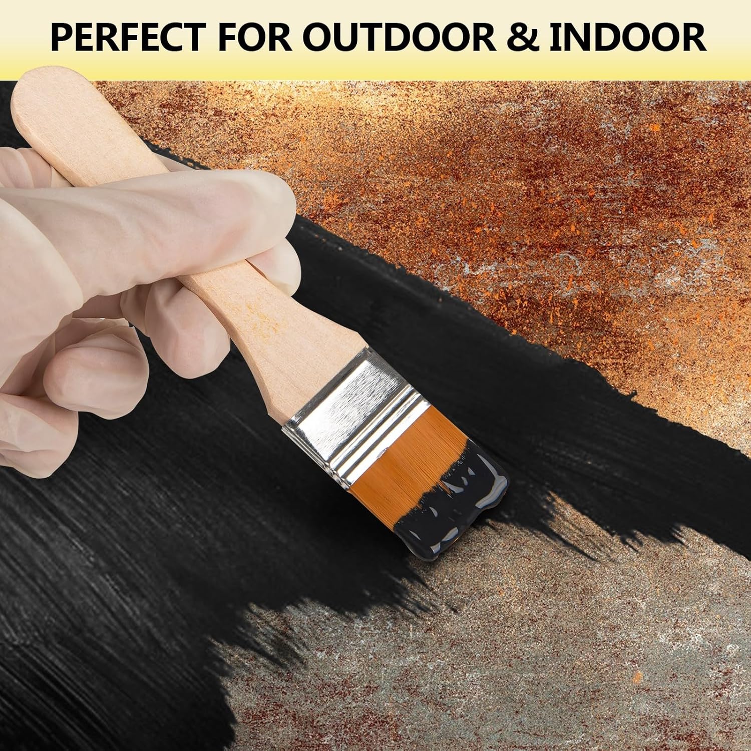 2-in-1 Rust Converter & Metal Primer - 1 Gallon Black Rust Paint Inhibitor for Metal, Ultra Car Rust Reformer & Encapsulator, Long-Lasting Anti Rust Conversion Coating, Heat Resistance - Image 7