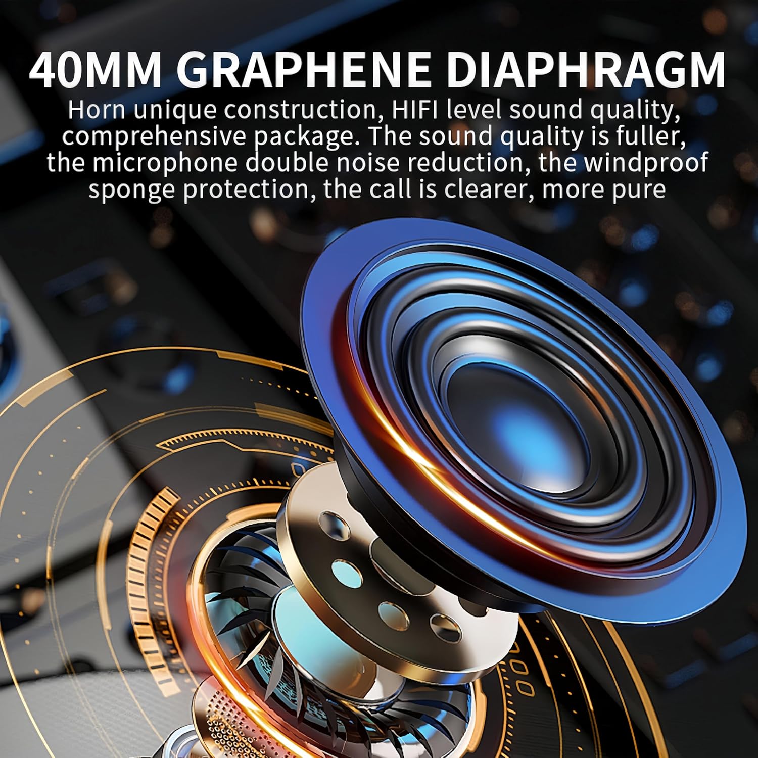 Y20 Motorcycle Helmet Headset with HiFi Sound,Noise Cancellation,RGB Lights Helmet Speakers Headphones with Mircrophone,25 Hours Battetry,Easy to Work with Golves,IPX6 Waterproof,Voice Assistant - Image 2
