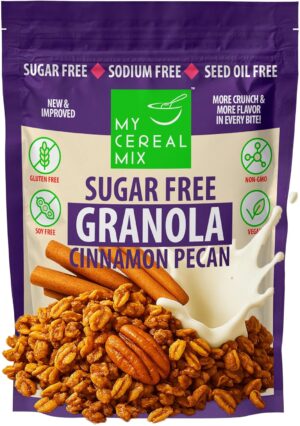 MyCerealMix Cinnamon Pecan Sugar-Fr...