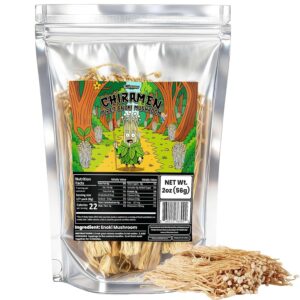 CHIRAMEN Dried Enoki Mushroom Ramen...
