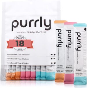 Purrly Cat Treat Snack Wet Lickable...