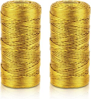 2 PCS Gold Metallic Bakers String, ...