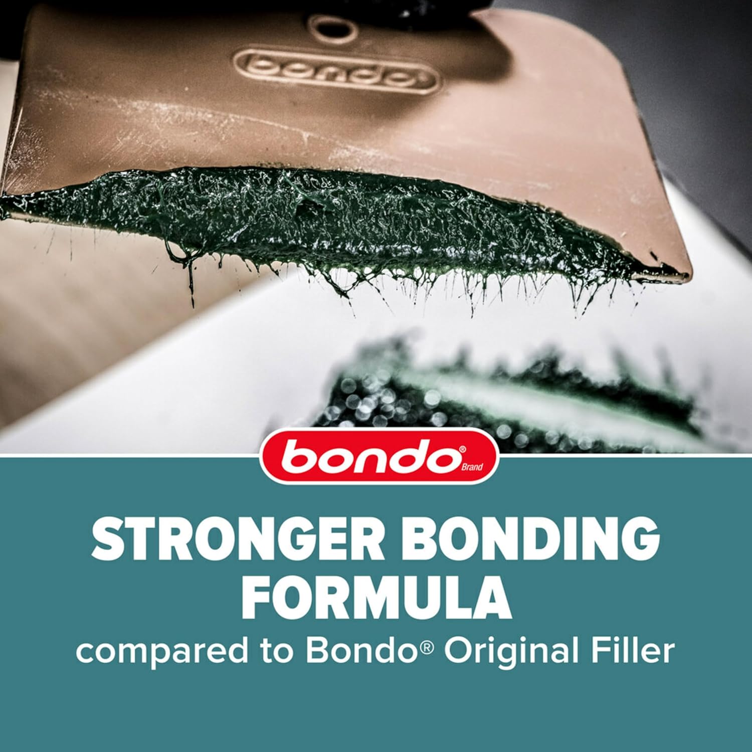 3M Bondo Short Strand Fiberglass Reinforced Filler 1.37 LB (621 g) with Bondo Cream Hardener 0.5 oz (14g), Repair Holes Up To 0.5 IN, Waterproof (SS-PT-ES) - Image 9