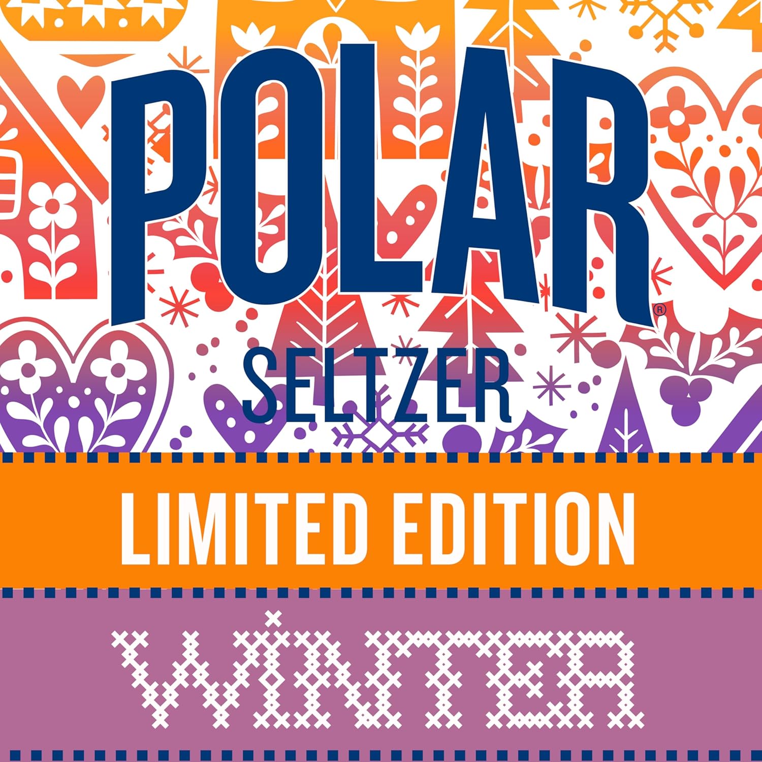 Polar Seltzer Limited Edition Winter Sparkling Water Variety Pack, 12 fl oz Cans, 12 Pack, Seasonal Flavors of Blackberry Snowflake, Dance of the Plum Fairy, Blood Orange Cranberry & Spiced Pear Cider - Image 4