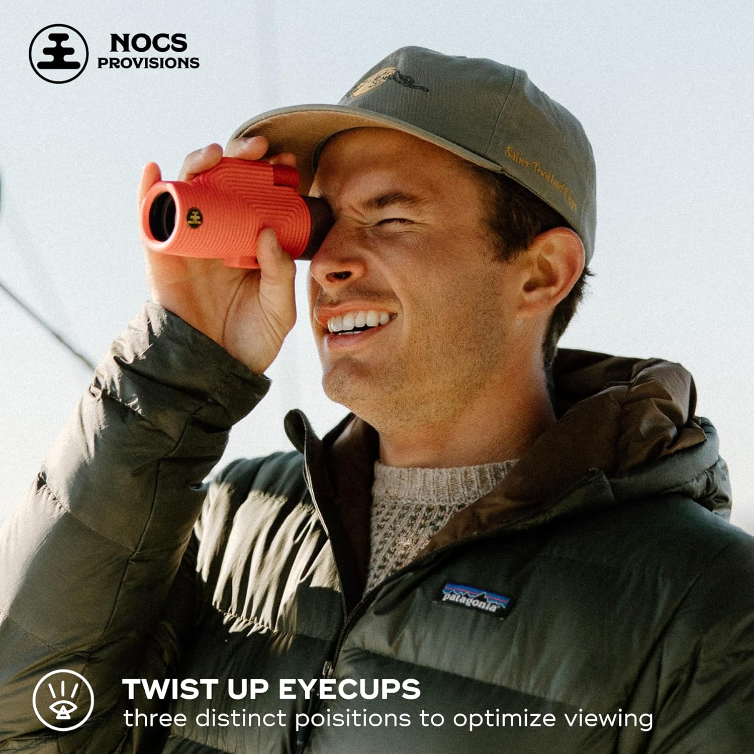 Nocs Provisions Zoom Tube 8x32 Monocular, 8X Magnification Telescope, Bak4 Prism, Wide Field of View for Bird Watching, Backpacking & Wildlife Viewing - Twilight Haze Blue LTD - Image 6