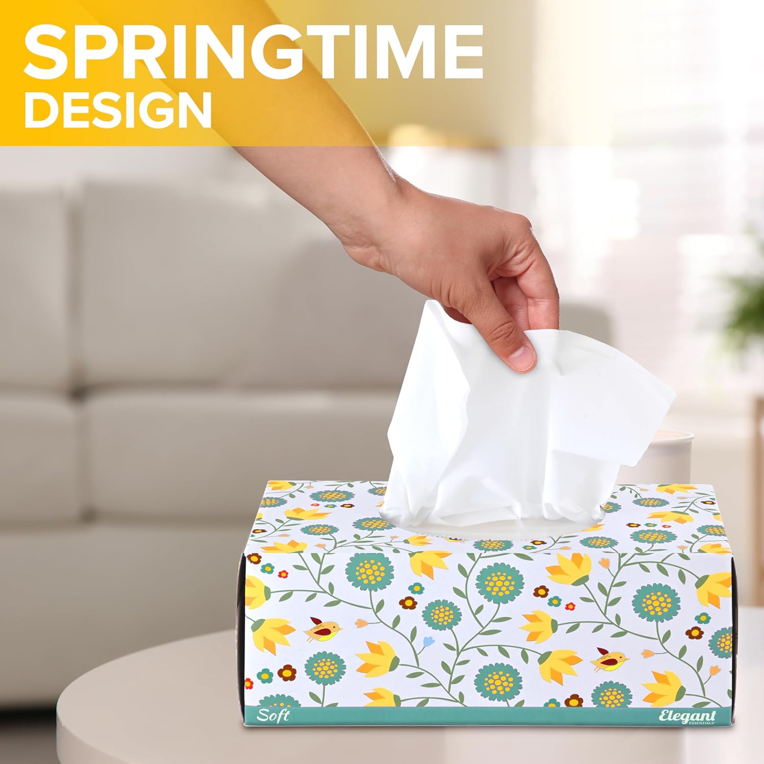 Premium Bulk Tissues, 4 Tissue Boxes of 230 Count, 2-Ply Soft Facial Tissues for Offices or School, Made in the USA, 920 Total Count Bulk Face & Nose Tissue Paper for Home or Professional Use - Image 6