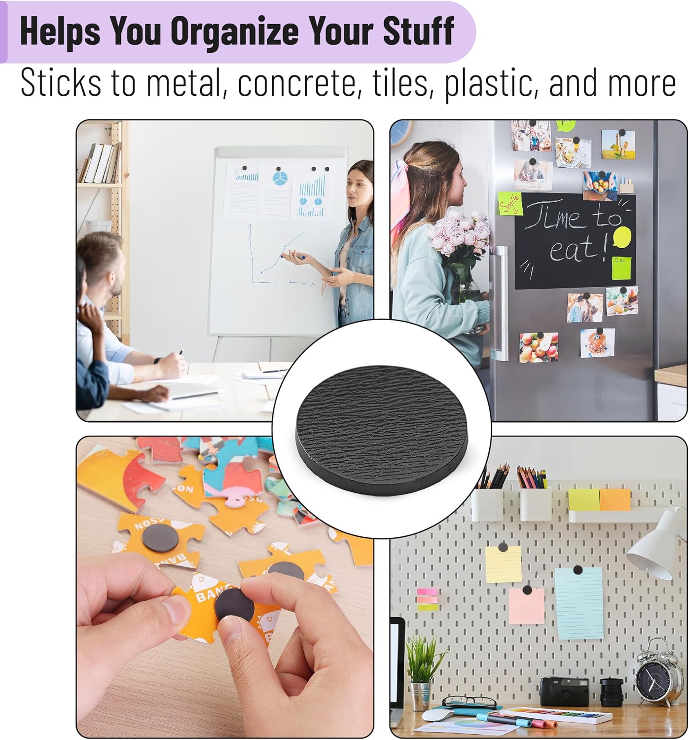 Mr. Pen- Self Adhesive Magnet Dots, 200 pcs, Flexible and Extra Thin, 0.8" Diameter x 0.37" Thickness, Magnetic Dots with Adhesive Backing, Perfect for Crafts, DIY Projects & Decorative Magnet - Image 5