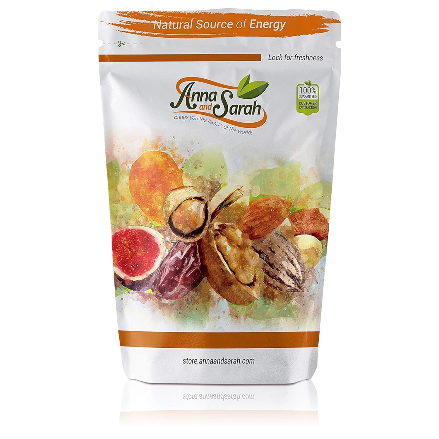 Anna and Sarah 3Lbs Fried Salted Green Peas - Vegan, High Fiber Snack, Kosher, Spicy Crunch in Resealable Bag 48 Oz - Image 6