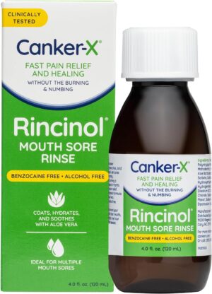 Canker-X Rincinol Oral Rinse Mouthw...