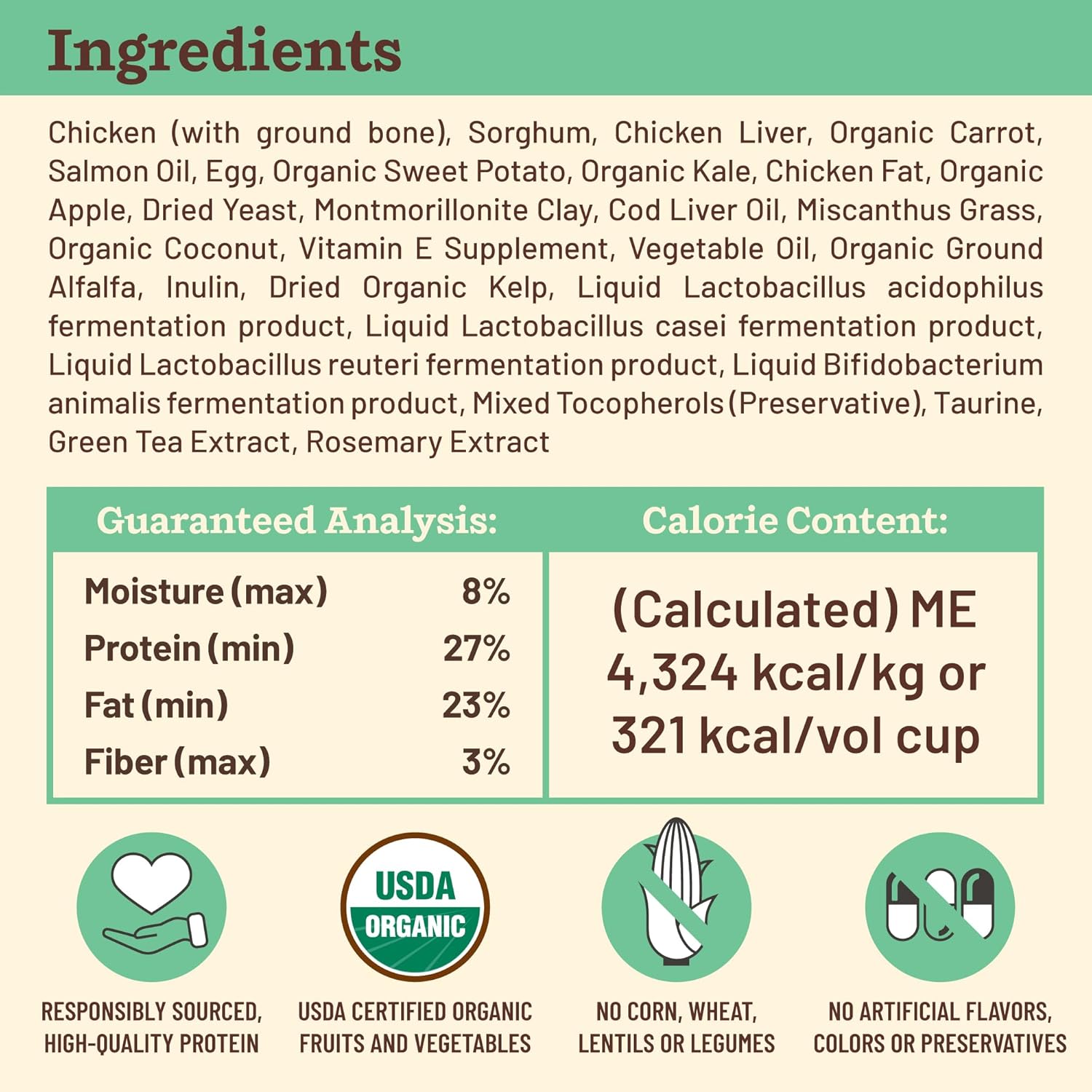 Primal Kibble in The Raw, Freeze Dried Dog Food, Chicken, Scoop & Serve, Made with Raw Protein, Whole Ingredient Nutrition, Crafted in The USA, Dry Dog Food 1.5 lb Bag - Image 6