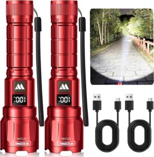 WdtPro LED Rechargeable Flashlight ...