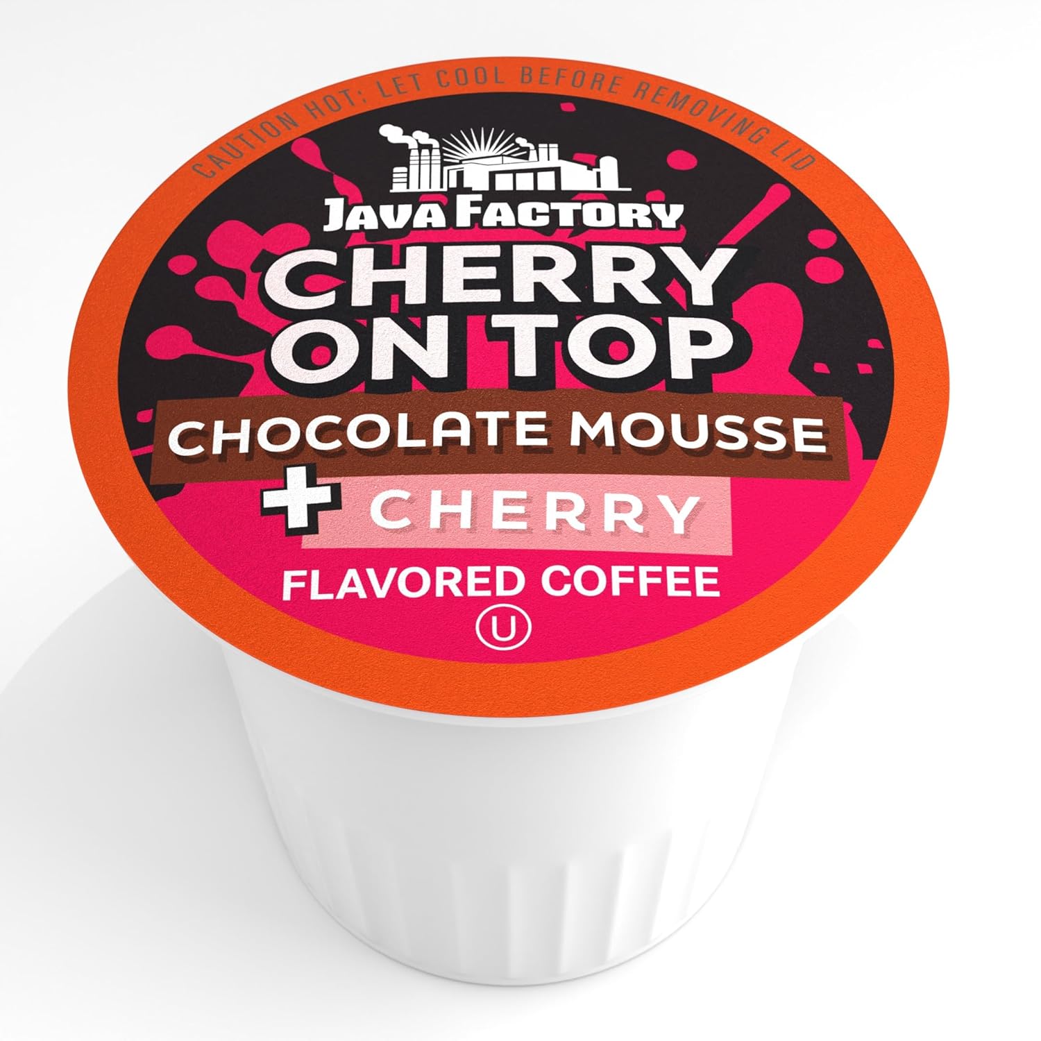 Java Factory Flavored Coffee Pods, Cherry On Top, Compatible with K Cup Brewers, 40 Count - Image 3