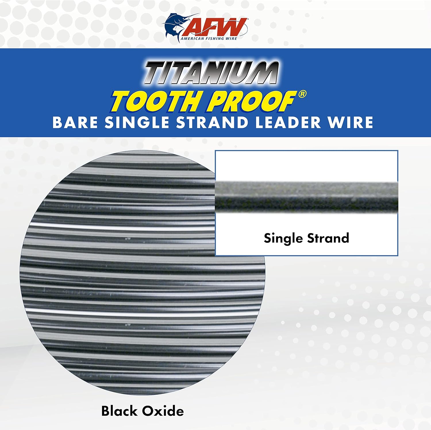 American Fishing Titanium Tooth Proof Single Strand Leader Wire - Image 3