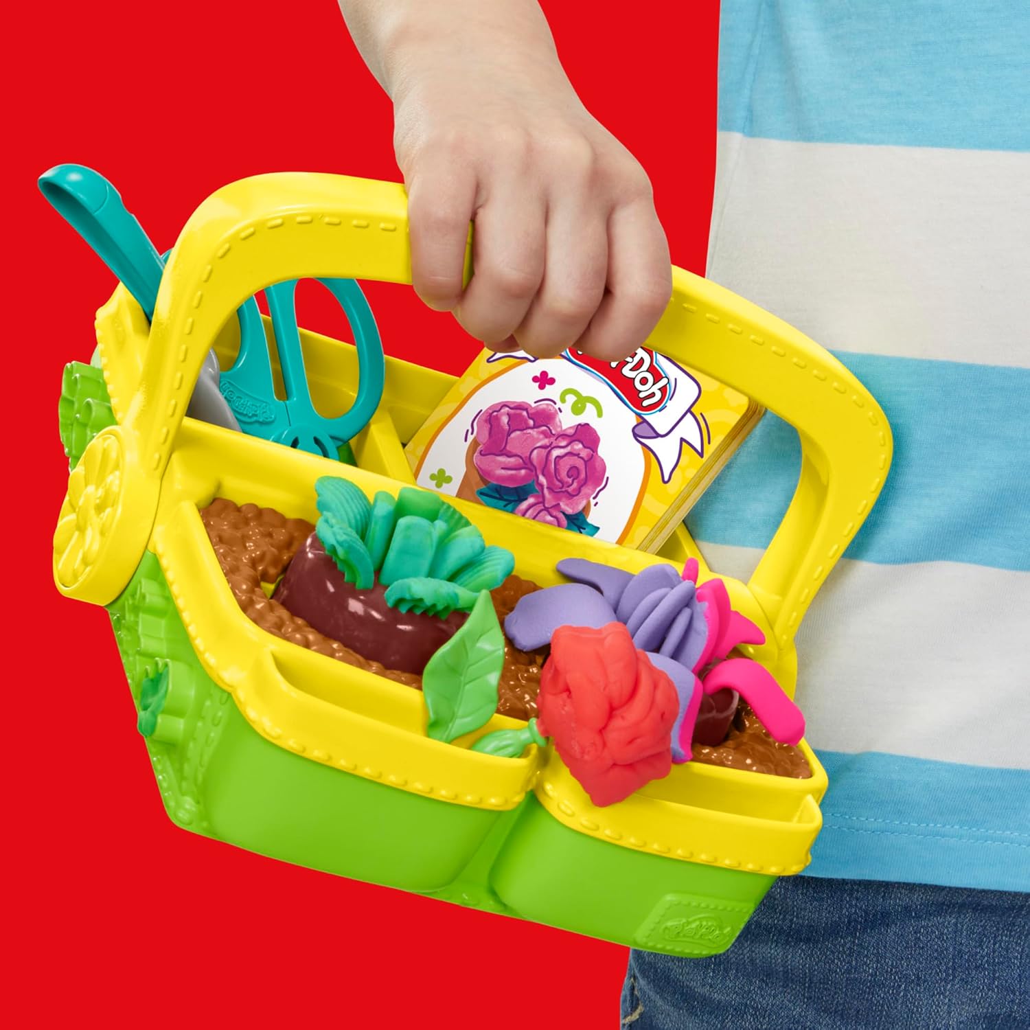 Play-Doh Blooming Flower Garden Toy Playset, Nature Pretend Play, Kids Arts & Crafts Ages 3+ - Image 2