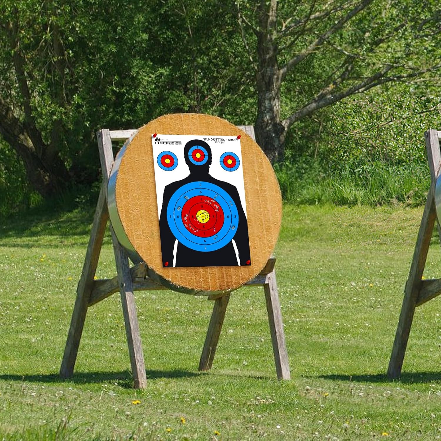 Silhouette Shooting Targets, 23X35 inch Paper Targets for Shooting Range, Suitable for Indoor/Outdoor Range Use with Handguns, BB Guns, Rifles, Pistols, Airsoft Guns - Image 4