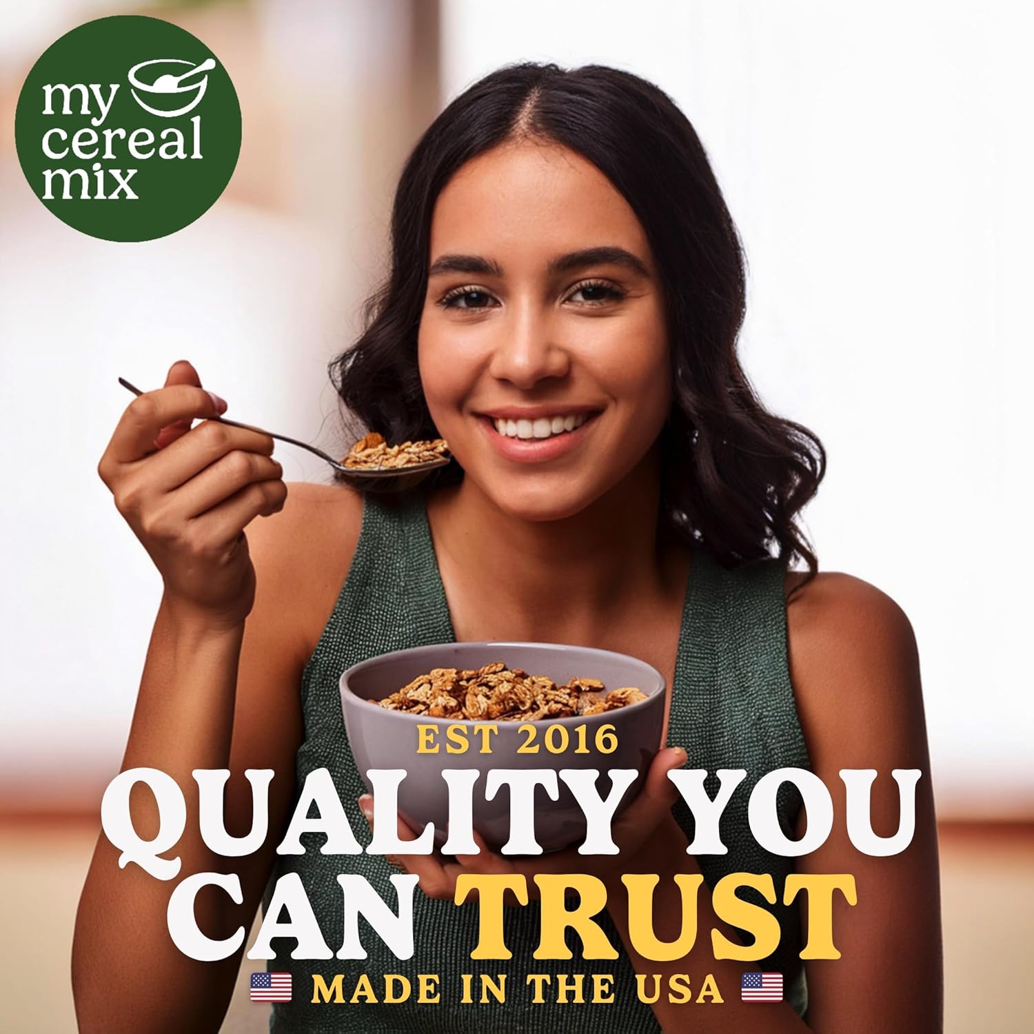 MyCerealMix Cinnamon Pecan Sugar-Free Granola, 10 oz - Keto & Diabetic-Friendly, Plant-Based, No Added Sugar, Gluten-Free, High Fiber, Allulose & Monk Fruit Sweetened, Non-GMO Oats - Image 9