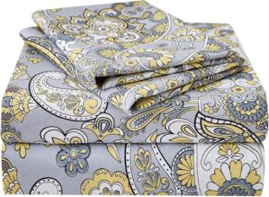 JSD Paisley Sheet Set Cal King, 4 P...