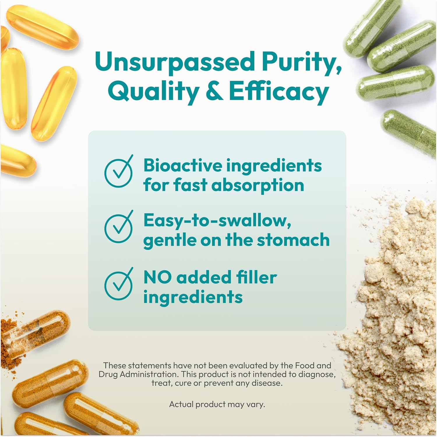 ANDREW LESSMAN Multivitamin - Complete 150 Capsules - High Potencies of 30+ Nutrients, Essential Vitamins, Minerals, Carotenoids. Small Easy-to-Swallow. No Binders, No Fillers, No Additives - Image 3
