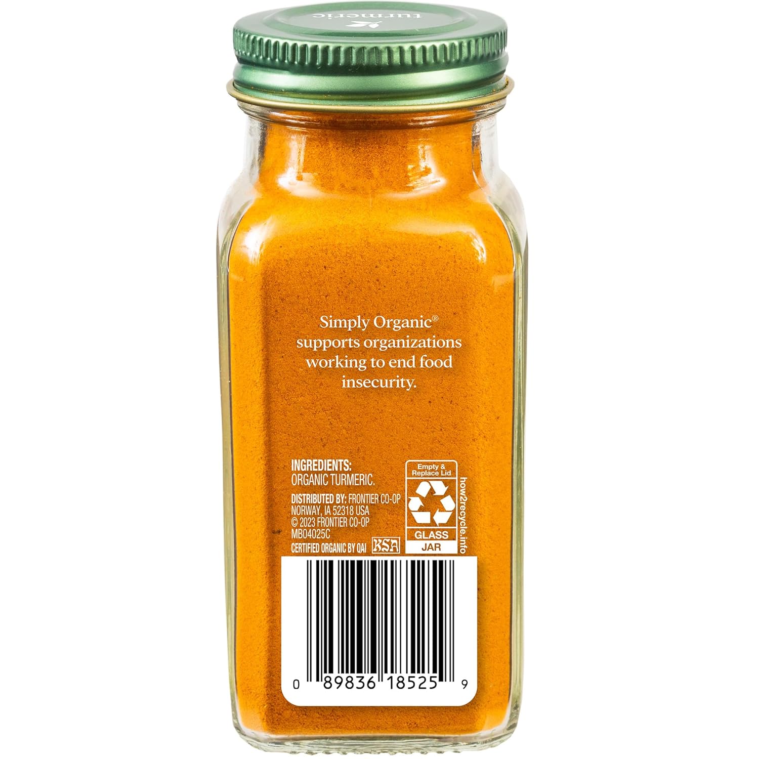 Simply Organic Ground Turmeric Root, 2.38 Oz - Image 2