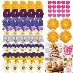 74 Pcs Edible Flowers for Cocktails...