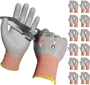Schwer 12 Pairs ANSI A5 Cut Resista...
