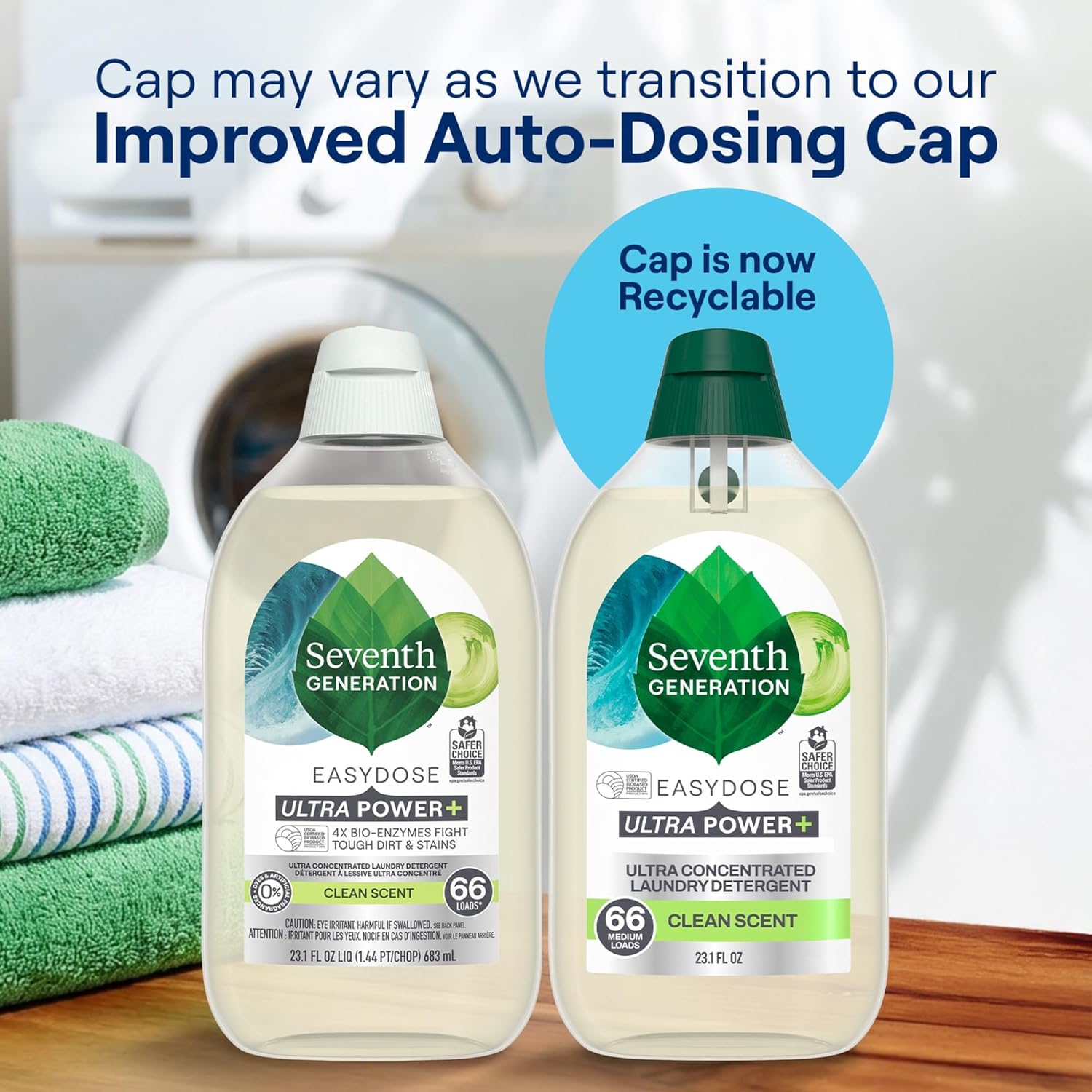 Seventh Generation, Laundry Detergent Ultra Power Plus Clean Scent, 23.1 Fl Oz - Image 2