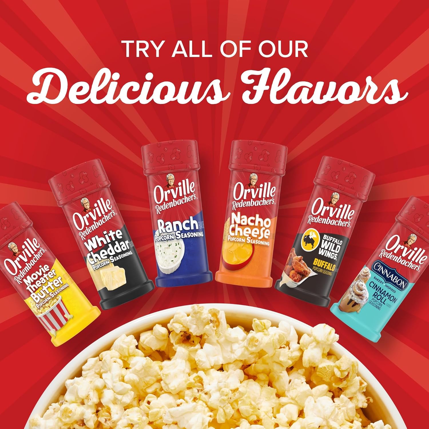 Orville Redenbacher's Popcorn Seasoning, Movie Theater Butter Flavor, 2.4 oz. - Image 7