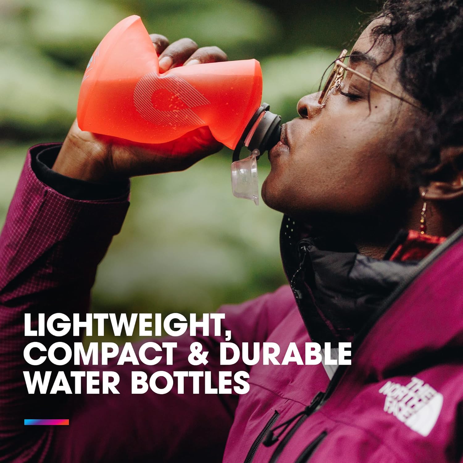 HydraPak Stow Collapsible Water Bottle – 350ml, 500ml, 1L – Ultralight, Leak-Proof, BPA-Free, Filter Compatible Travel & Hiking Flask - Image 2