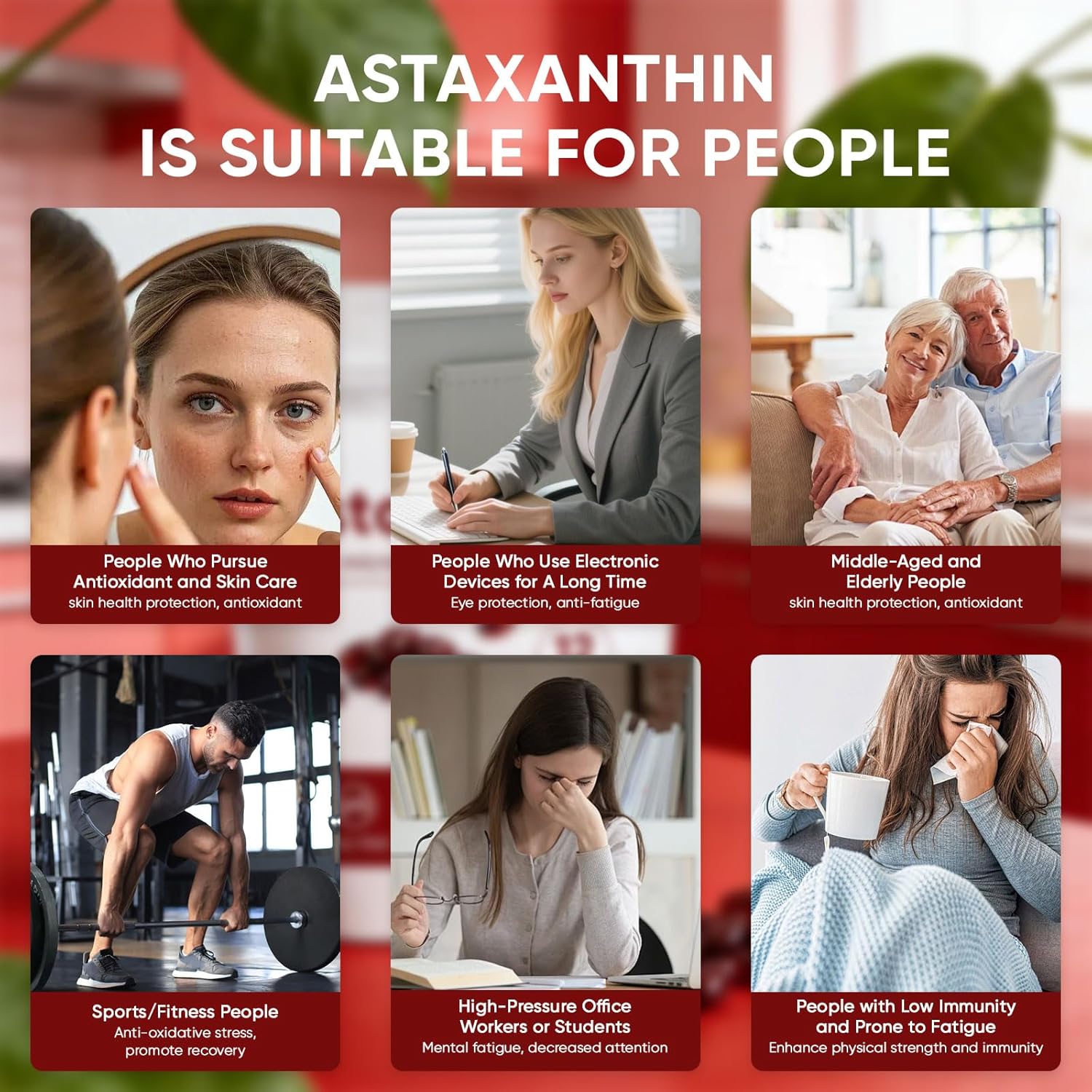 Rovina Astaxanthin 12mg Softgels, Zions Organic astaxanthin Antioxidant Supplement for Daily Wellness, Immune, Eye & Skin Support, Internal Circulation, Non-GMO, Gluten Free - 200 Softgels (1) - Image 6