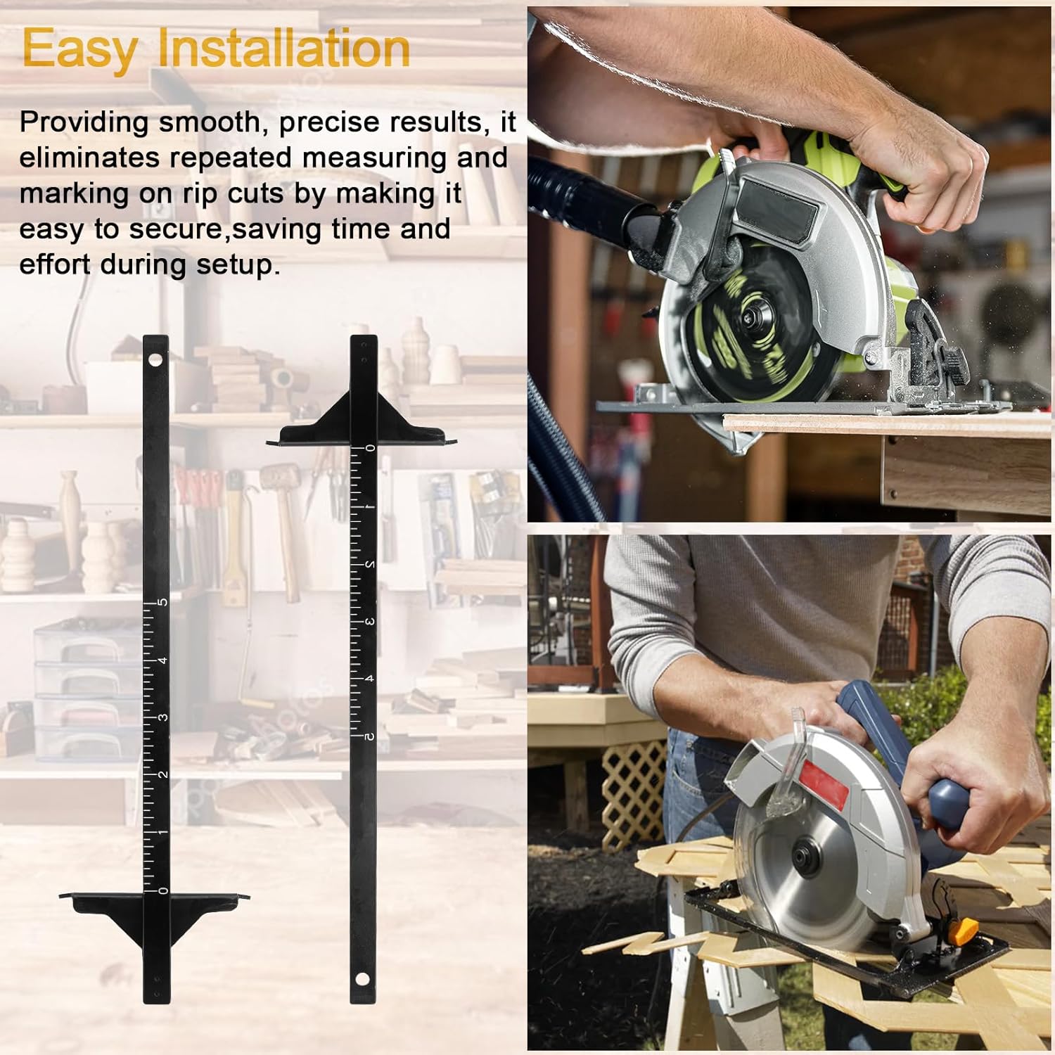 Edge Rip Guide for Ryobi P508 Circular Saw 204585001 - Image 6