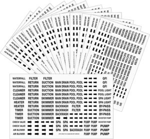Jutom 2500 Pcs Pool Equipment Ident...