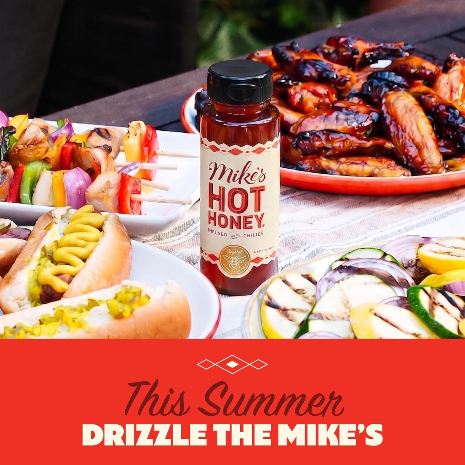 Mike's Hot Honey, Extra Hot, America's #1 Brand of Hot Honey, Spicy Honey Infused with Chili Peppers, Gluten-Free, Paleo-Friendly, Sweet Heat, Perfect for Hot Sauce Lovers (24oz Chef's Bottle, 1 Pack) - Image 5