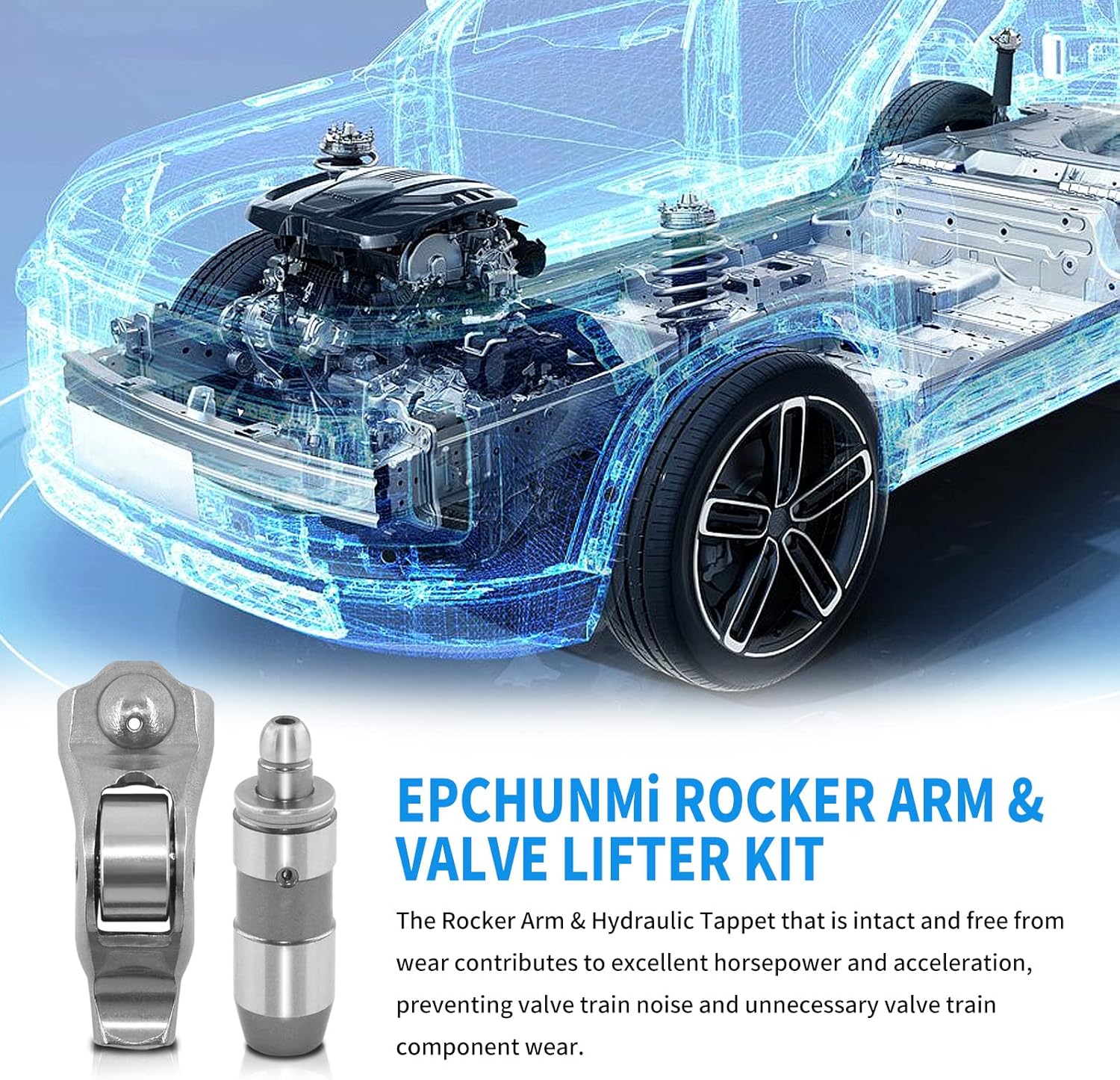 Rocker Arm Valve Lifter Kit Replaces 3L3Z-6564-BA MR1851 and 5L1Z-6500A JB7504 For Ford Lincoln Mercury F150 F250 F350 F450 F550 4.6L 5.4L V8 6.8L V10 Engines - Image 8