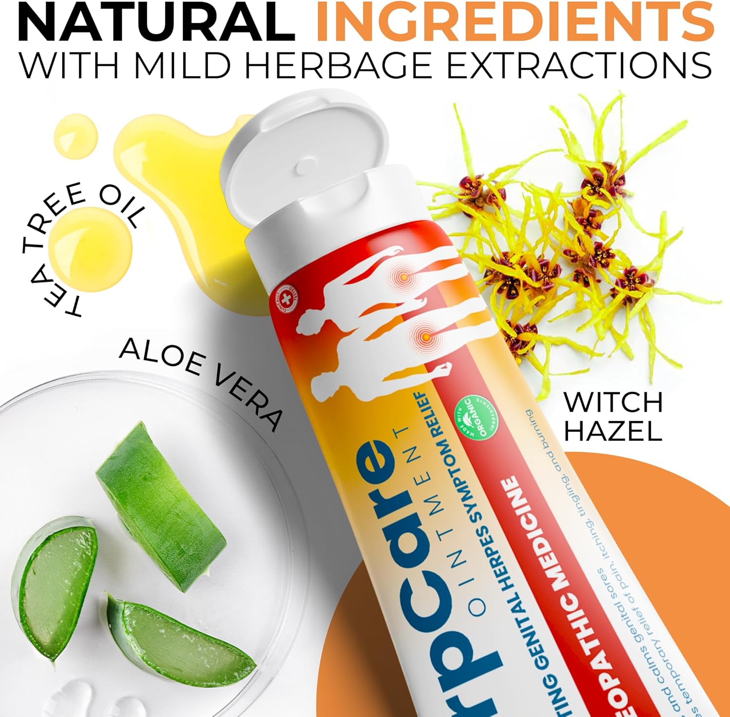 Genital Herpes Treatment | Fast Acting HerpCare Ointment | Can be used on Cold Sore | Homoeopathic Medicine | Soothes Itching, Tingling & Burning | Relief from The Symptoms of Genital Sore - Image 5