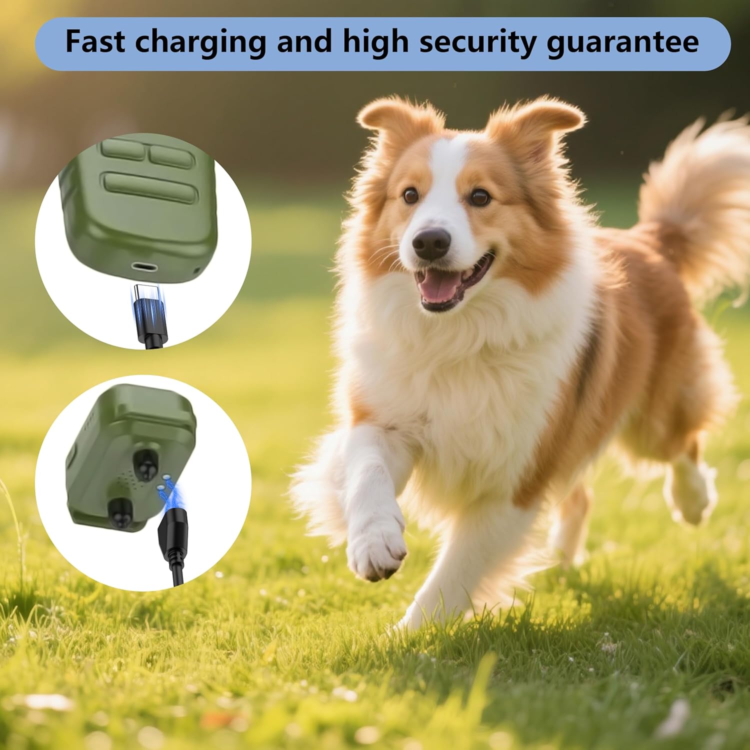 Vanjua Charger for Delupet/Yawpet/Jugbow Dog Training Collar and Remote, 2-in-1 USB C and Magnetic Bark Collar Charging Cable (Black) - Image 7