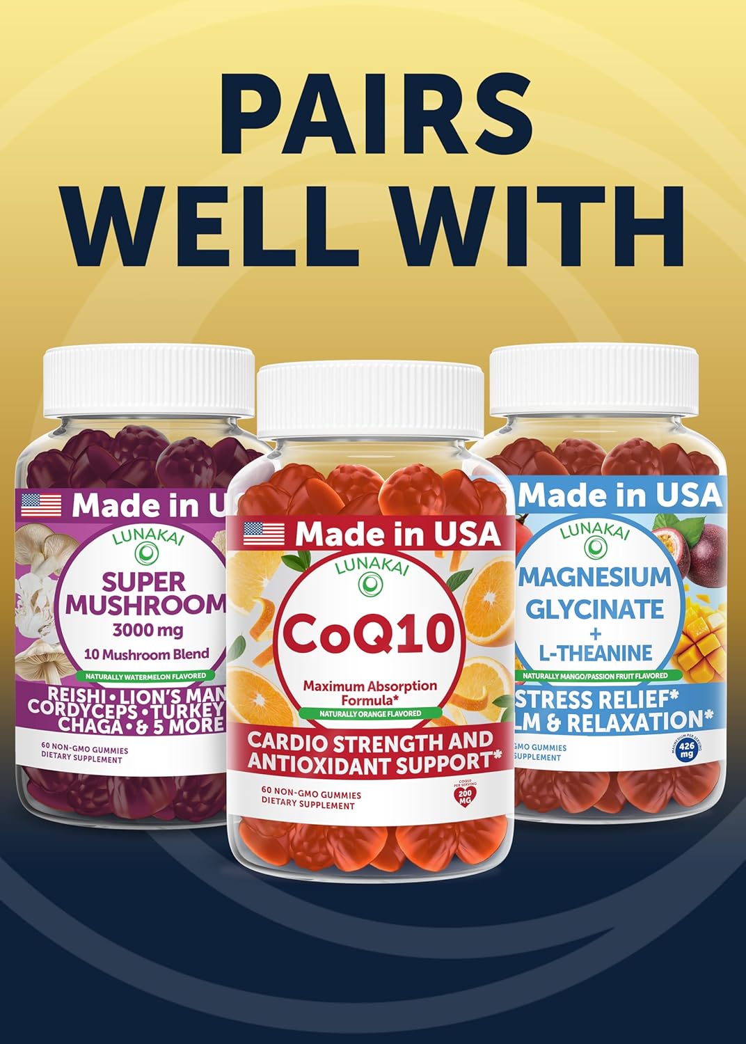 Lunakai USA Made Nattokinase Supplement – 400mg Natto Enzyme, 8000 FU per Serving – Heart & Circulation Support – Non-GMO, 60ct, 4000 FU Capsule - Image 8