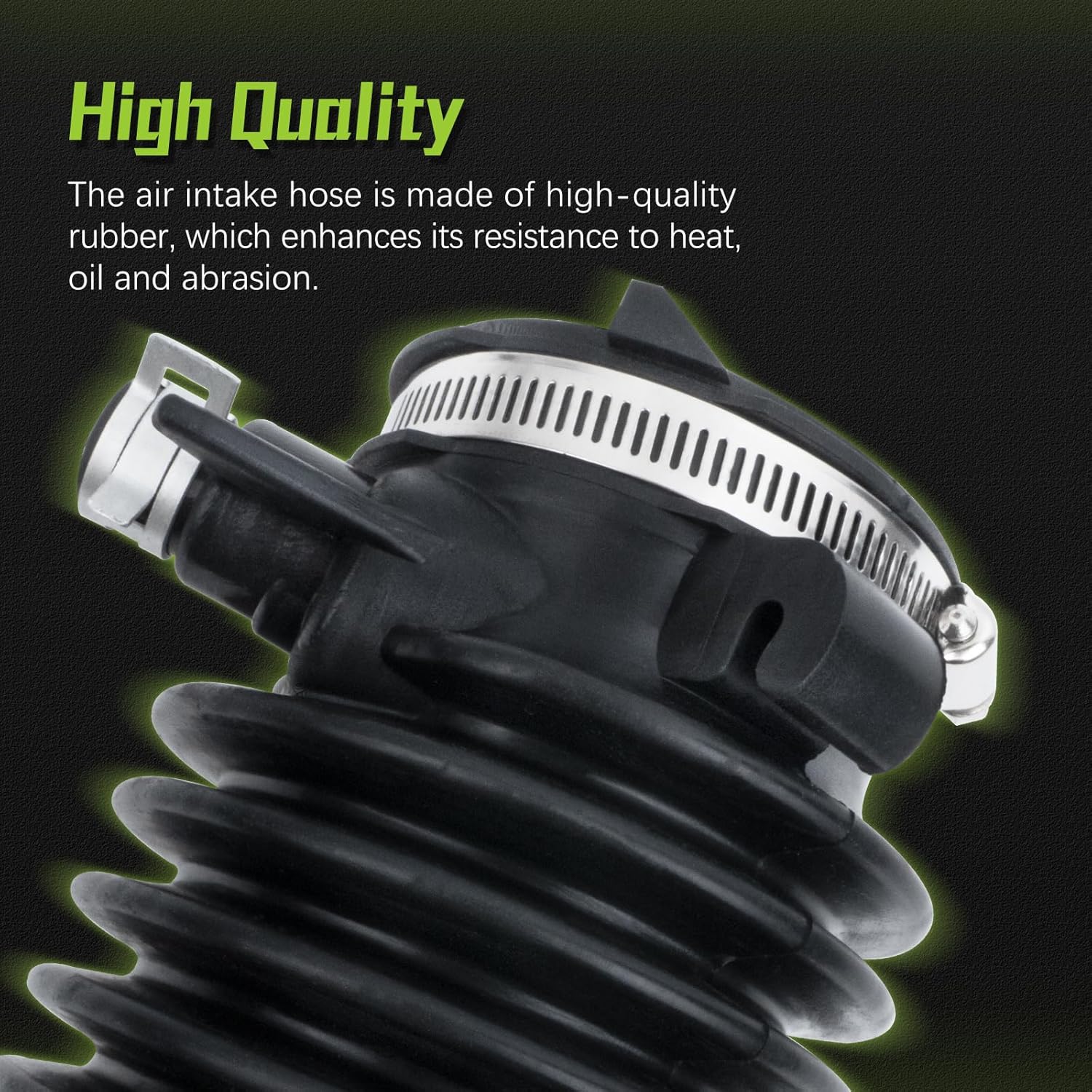 17228-R70-A01 Air Cleaner Intake Hose Tube With Clamps for 2008-2012 Honda Accord,2012 Crosstour,2010-2014 Acura TL,2010-2014 Acura TSX - Image 3