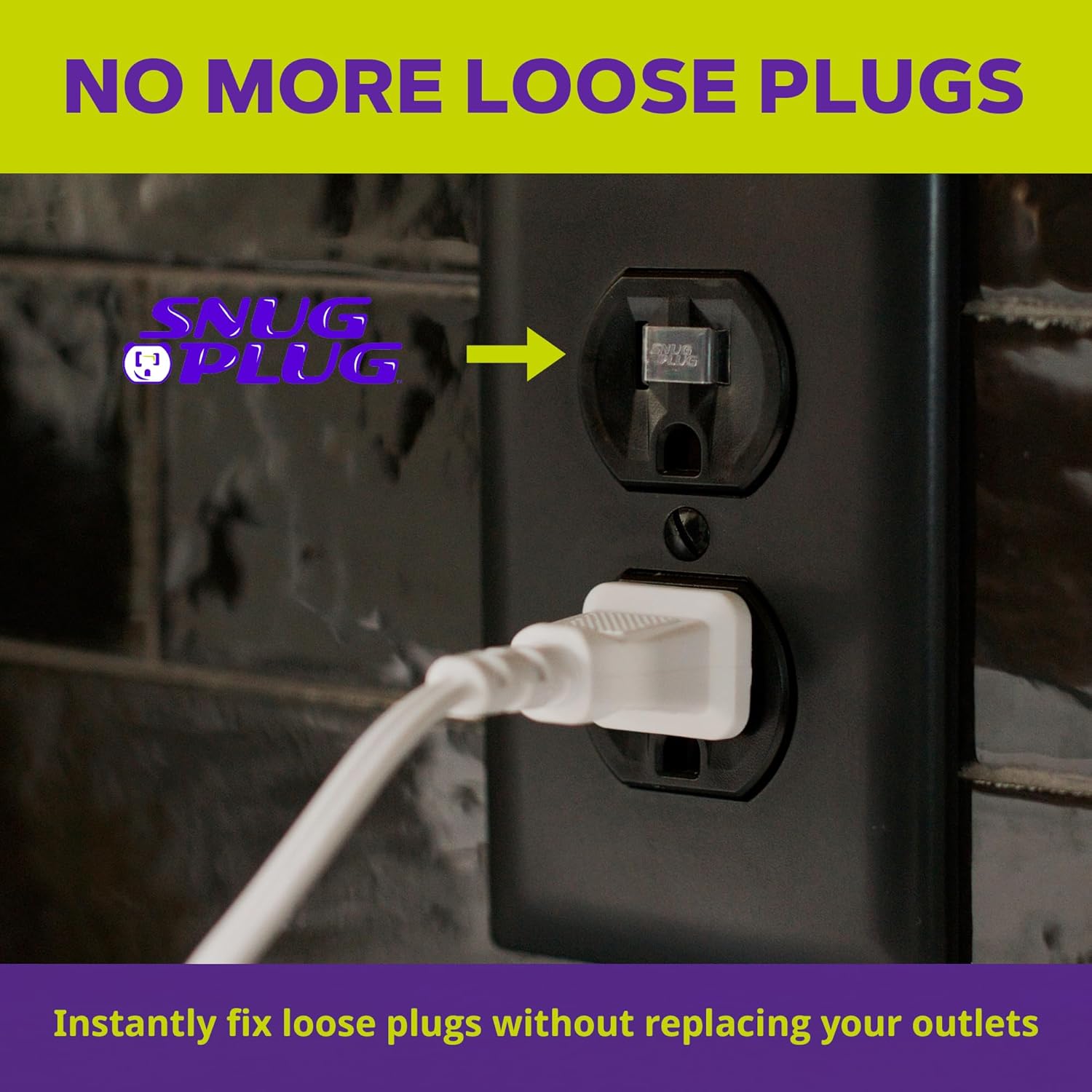 Loose Outlet Plug Fix & Outlet Insert | Prevent Plug from Being Unplugged & Save Money On Electricians – Clear Plastic Plugs for Outlets Keep Loose Plugs Secure – (25/Pack Clear) - Image 8