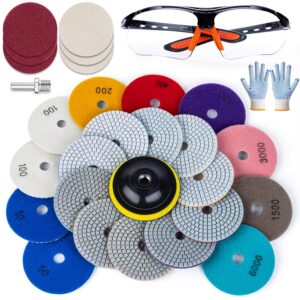 VISCOO 20 Pack 4 Inch Diamond Polis...