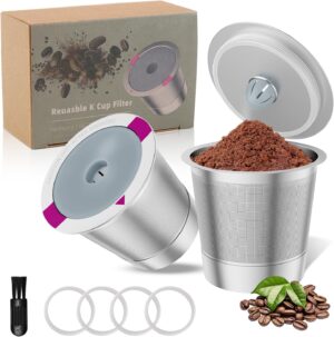 2 Pack Reusable K Cup Coffee Pods, ...