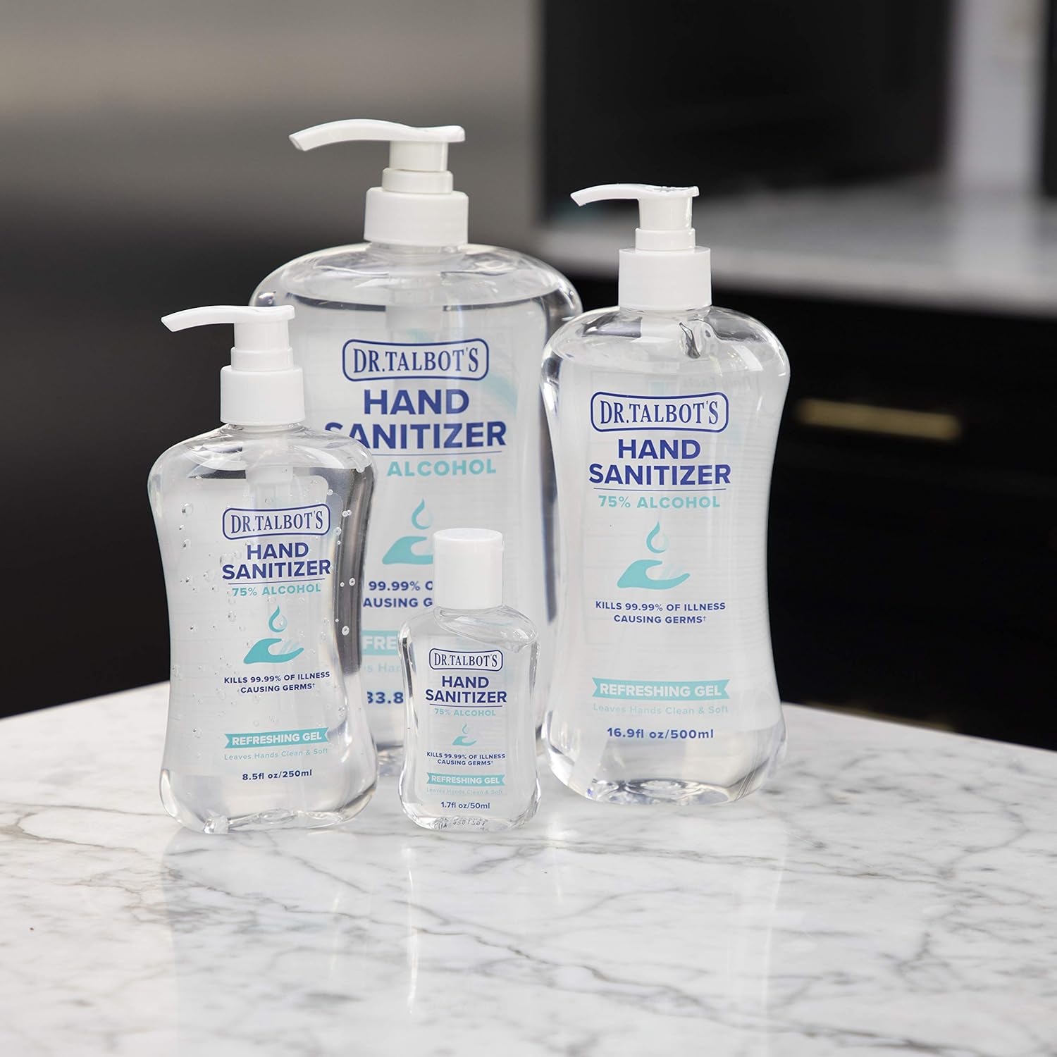 Dr. Talbot's Refreshing Gel Hand Sanitizer With Easy Pump, Fragrance Free, 8.5 Fl Oz - Image 6