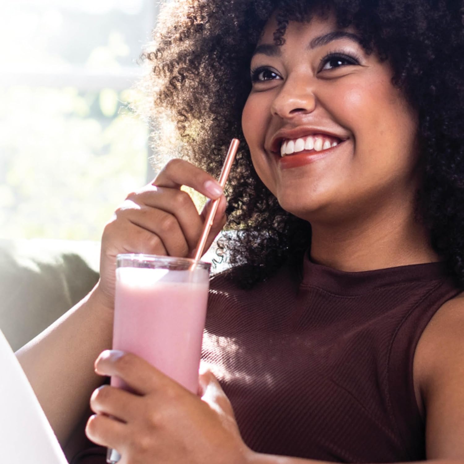 IsaLean Protein Shake - Complete Nutrition for Maintaining Healthy Weight & Lean Muscle Growth Enhanced with MCT Oil - 24 Vitamins & Minerals - 27.7 oz - 14 Meal Canister - Creamy Strawberry - Image 9