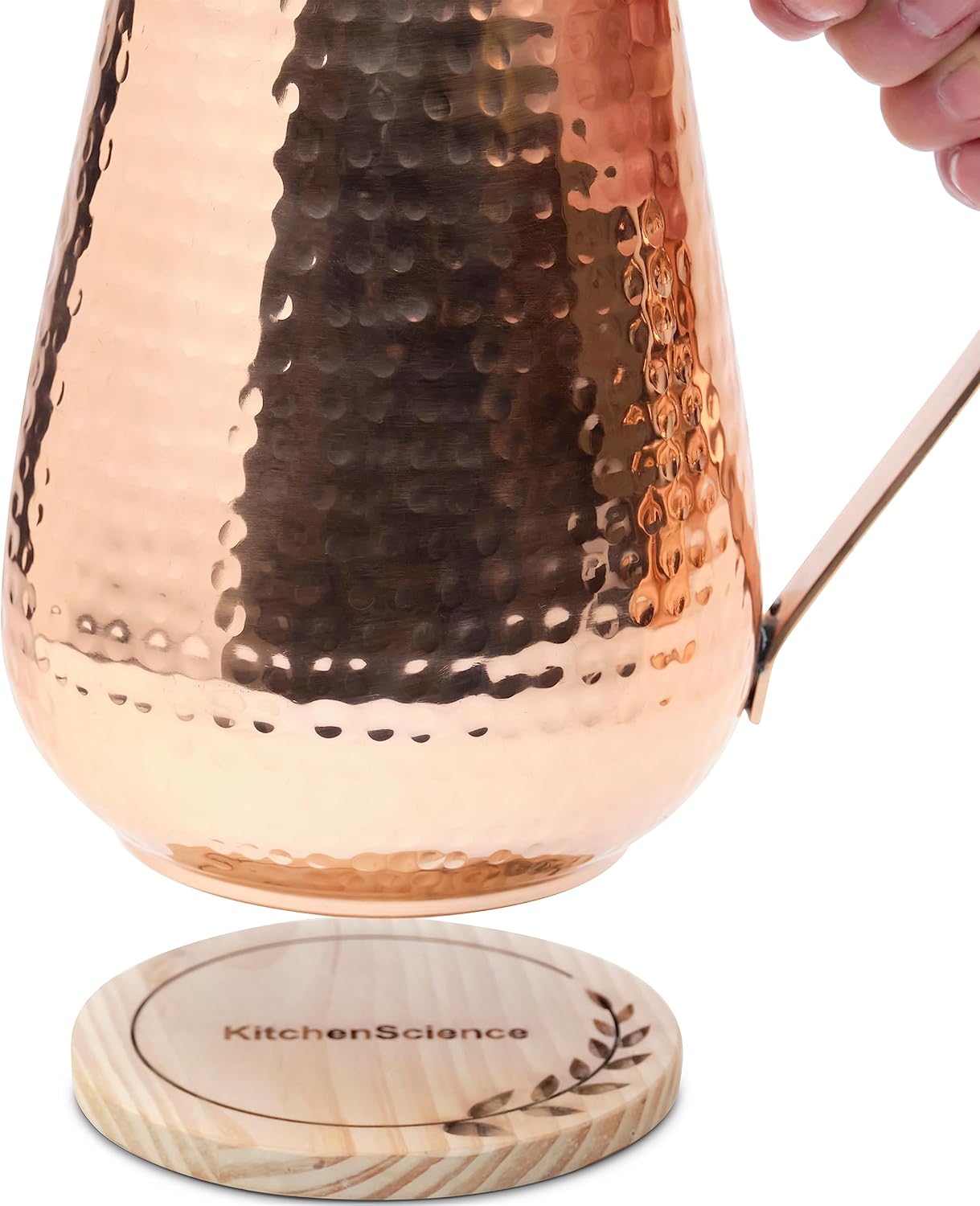 Pure Copper Water Jug Set 70 oz Pitcher with 2 Tumblers – Large Ayurvedic Copper Vessel, Promotes Wellness, Durable, Eco-Friendly & Premium Quality Finish - Image 4